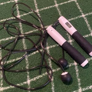 At home work out jump rope